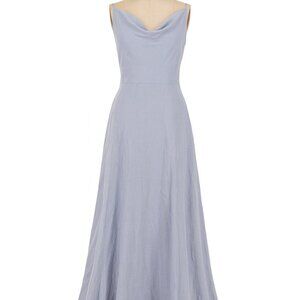 Summer Breeze Light Blue Maxi Dress – Flowy, Elegant, 100% Cotton, Size XL